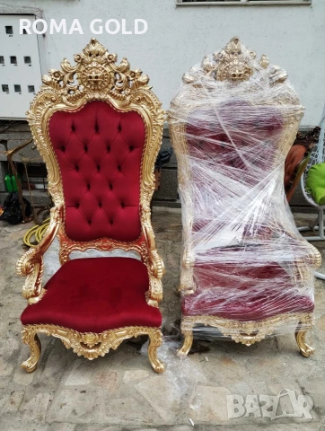 5 кресла тип " кралски трон", снимка 2 - Други - 54264858