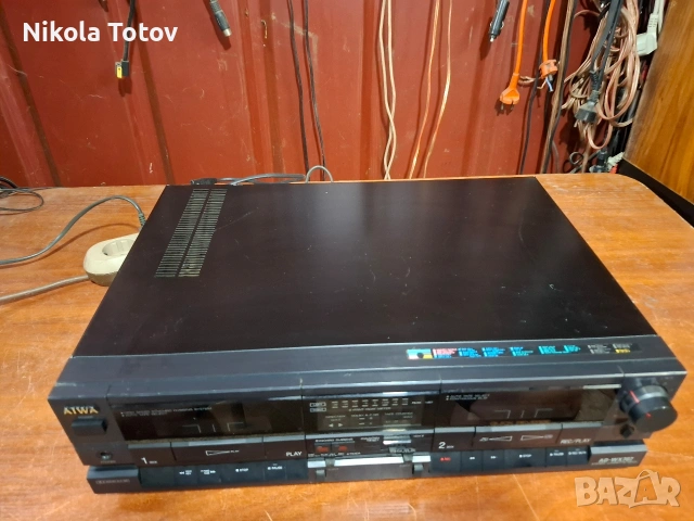Продава се двукасетен дек Aiwa AD-WX707Z . , снимка 4 - Декове - 54919987