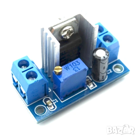 Модул DC-DC понижаващ конвертор 4.2-40V до 1.2-37V LM317, снимка 3 - Друга електроника - 54724426