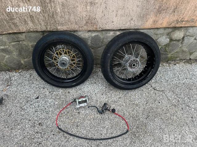 Супермото капли Honda CRF с преден апарат Brembo M50 и помпа 16x18 , снимка 4 - Части - 54743640