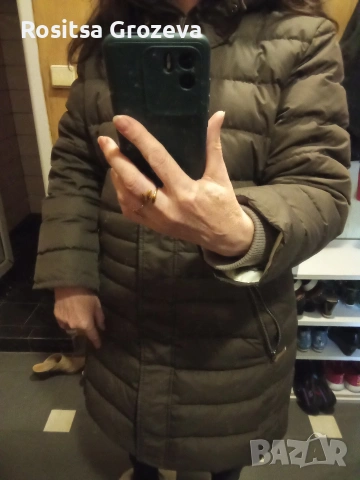 Зимно дълго яке пух, снимка 2 - Якета - 54467857