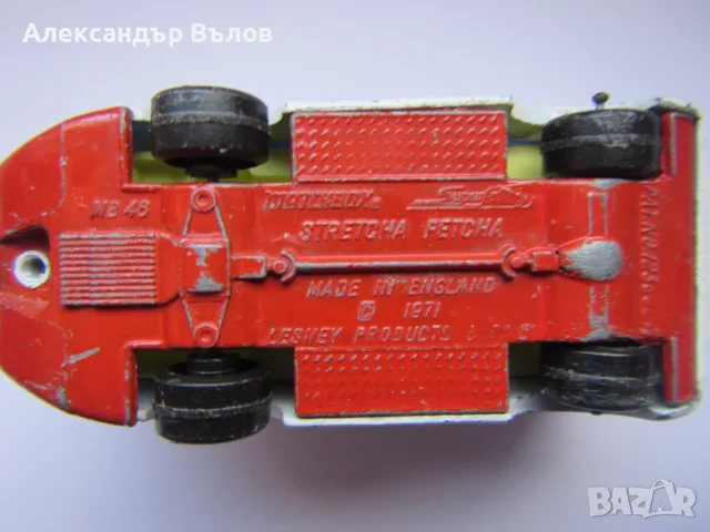 Стара Количка Strecha Fletcha #46 Lesney Matchbox Superfast, снимка 10 - Колекции - 55650256
