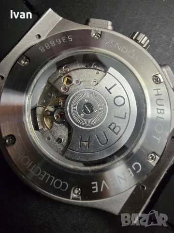 Hublot мъжки часовник автоматик, снимка 6 - Луксозни - 55509643