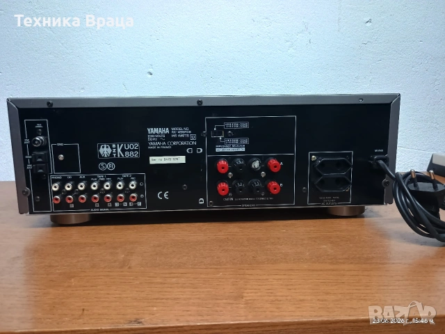 Yamaha RX-496RDS. Перфектен технически. Изпращам видео. , снимка 12 - Ресийвъри, усилватели, смесителни пултове - 55042212