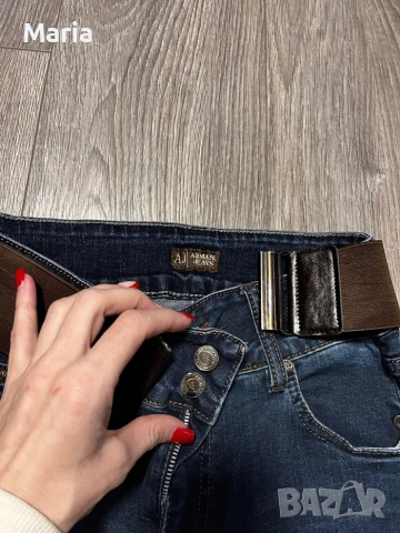 Armani Jeans оригинални дамски дънки с еластична талия – размер S, снимка 2 - Дънки - 54529473