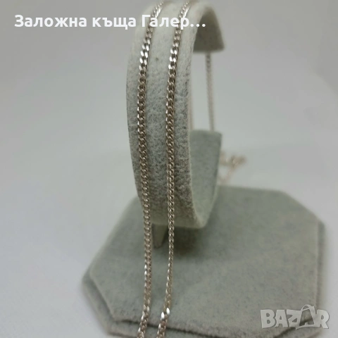 Сребърен синджир 925 - 7,32 г, снимка 3 - Колиета, медальони, синджири - 54556230
