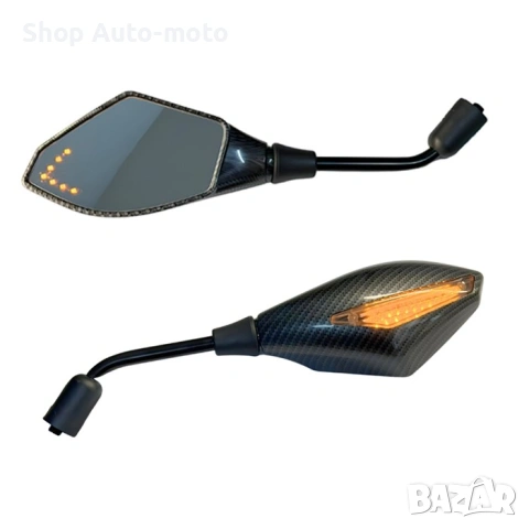 Мото огледала с вградени мигачи Automat-LED, 2бр