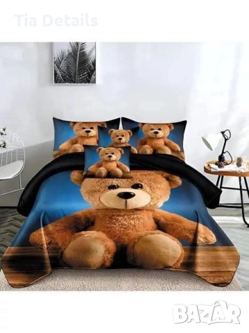 Двулицево спално бельо 3D, снимка 4 - Спално бельо - 54650073