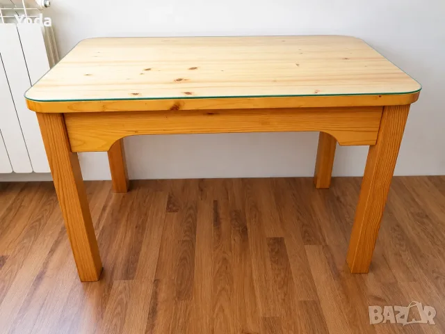 Маса от масив бор (чам) 100х60х63 см