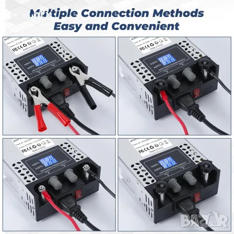 BOSYTRO лабораторно захранване 0-48V 0-12.5A SMPS Max 600W, снимка 7 - Друга електроника - 55479980