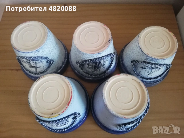 Кашпи с холандски мотиви РЪЧНА декорация, снимка 10 - Саксии и кашпи - 55229566