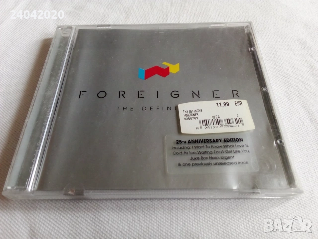 Foreigner – The Definitive оригинален диск, снимка 2 - CD дискове - 55261608