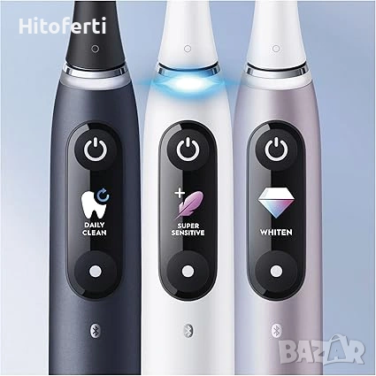Електрическа четка за зъби Oral-B Braun iO 9n, бяла, снимка 5 - Други - 55061872