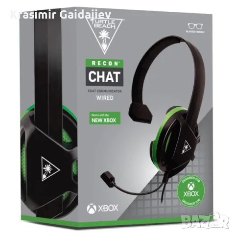 Слушалки Earforce Recon Chat Black Xbox Series X One [Turtle Beach] 
