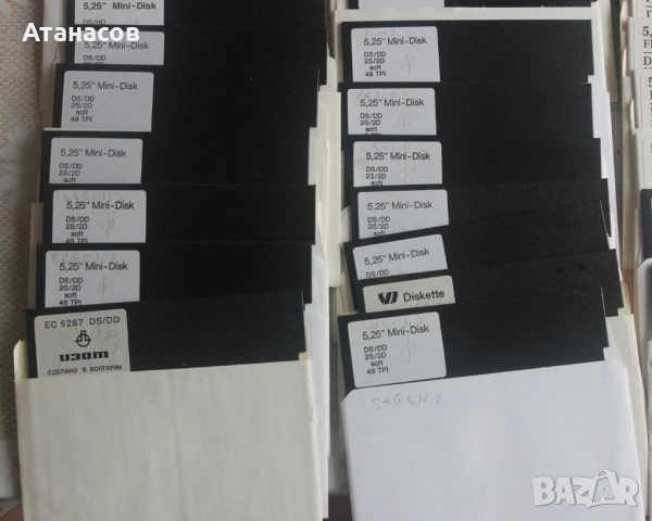 Дискети за стари компютри - 5,25" Floppy Disks, снимка 4 - Външни хард дискове - 54752561