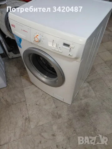 Пералня AEG 7кг 1200об работи като нова , снимка 2 - Перални - 55698529