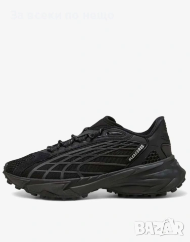 Оригинал! PUMA x Pleasures Spirex Shoes Black мъжки маратонки, снимка 3 - Маратонки - 54326490