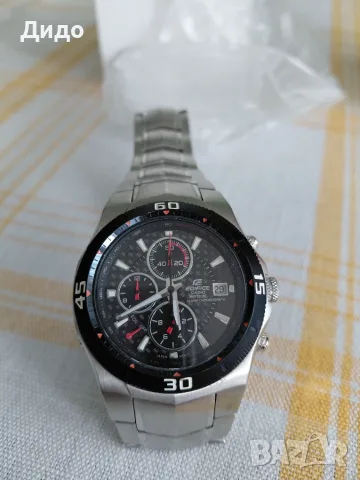 CASIO EDIFICE Alarm Chronograph, снимка 3 - Водоустойчиви - 55350368
