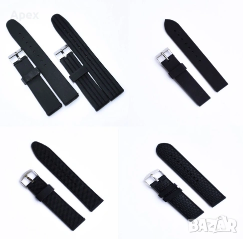 Каишки за Часовници.Смяна на Каишка за Часовник 18 20 22 24мм Seiko/Orient/Casio/Ракета/Слава/Полет, снимка 10 - Каишки за часовници - 54169372