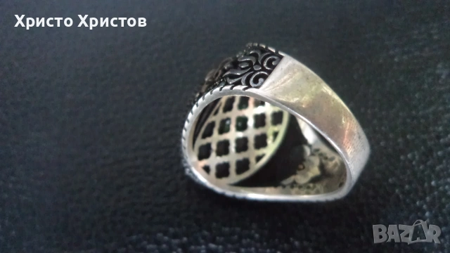 Сребърен масивен аристократичен пръстен, снимка 5 - Пръстени - 55132334