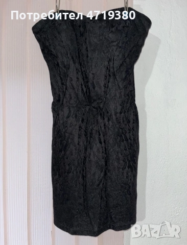 Официална рокля без презрамки 