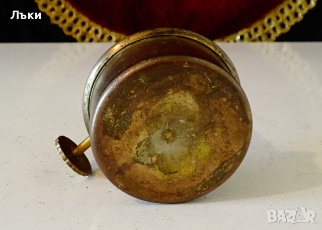 Немски спиртник с фитил,капаче. , снимка 6 - Антикварни и старинни предмети - 53989855