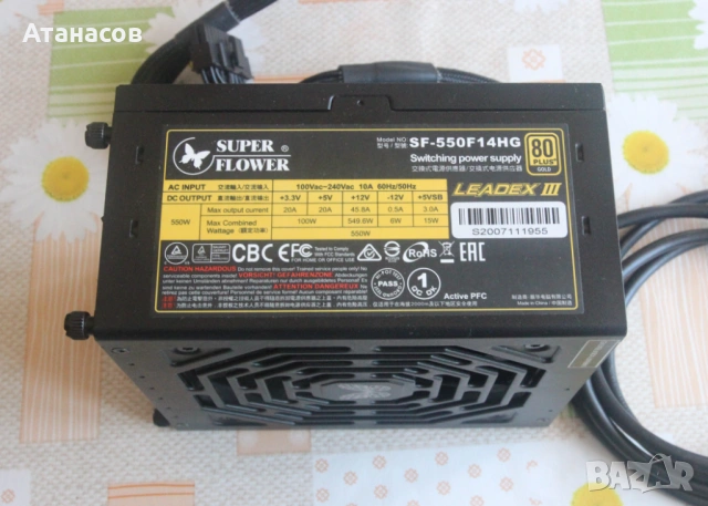Захранване Super Flower Leadex III 550W 80 Plus, снимка 2 - Захранвания и кутии - 54940112
