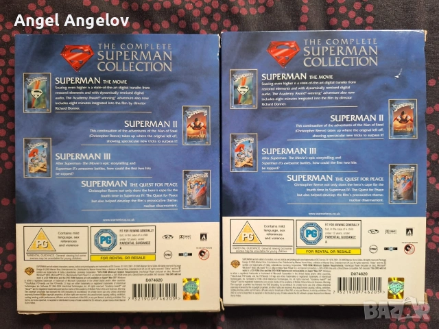 Superman Movie Collection 1-4 (DVD, , снимка 2 - DVD филми - 55108615