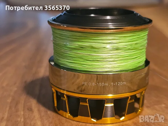 Шпула за макари Daiwa RCS 2508PE, произведена от SLP WORKS, цвят Gold, снимка 4 - Макари - 55424971