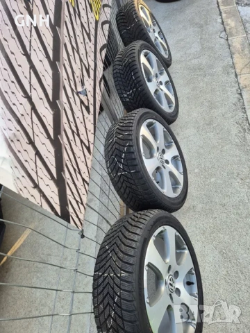 Джанти CMS 17 цола , 5х112 , 6.5j ,et42 , 205/50/17 Vw Skoda Audi Se, снимка 6 - Гуми и джанти - 54484709