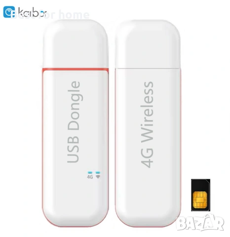Karbor 4G USB Dongle WiFi Hotspot Pocket USB Wifi Dongle Wifi рутер 4g Dongle със слот за SIM карта, снимка 5 - Друга електроника - 54580555