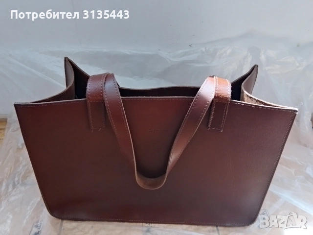 Продавам голяма кожена чанта Gusti Leder Studio 