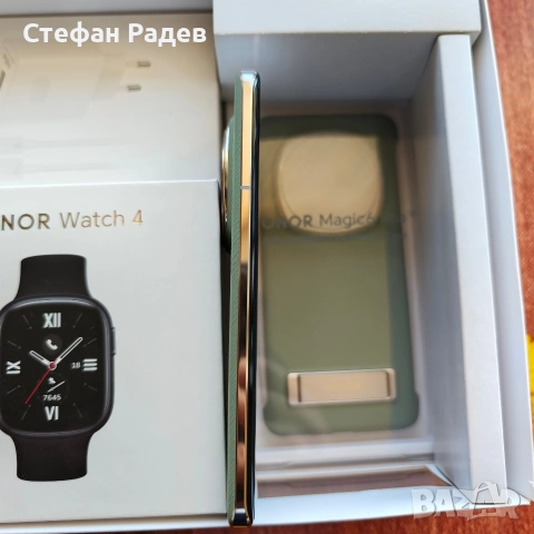 Смартфон Honor MAGIC6 PRO 512/12 GREEN + WATCH 6 + CHARGER 100W + CASE + HONOR CHOICE Earbuds Clip, снимка 6 - Други - 54537226