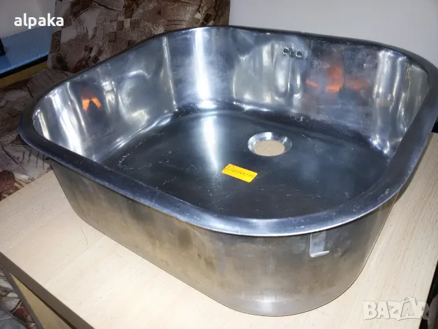 Българска мивка алпака 45/41/15 Хром Силистра
