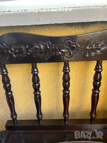 Продавам старинен стол- масичка, снимка 4 - Столове - 54105745