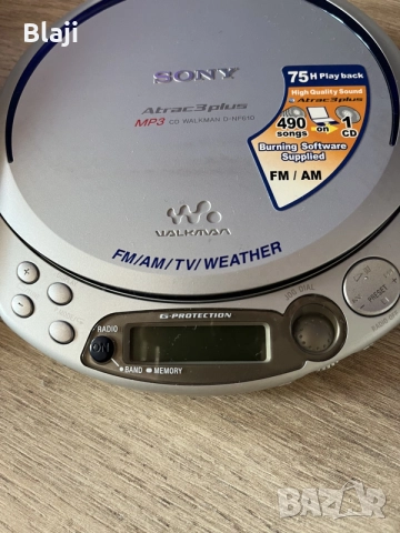 Дискмен нов Sony , снимка 3 - MP3 и MP4 плеъри - 55247311