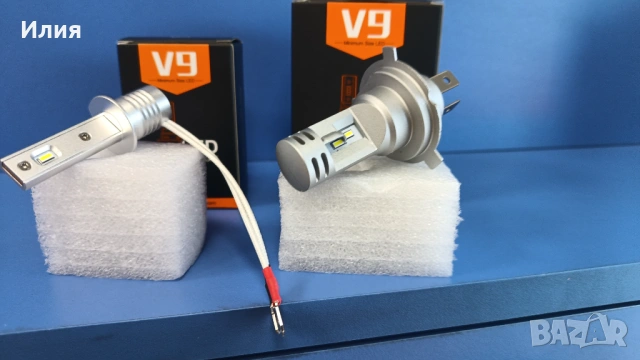 led крушки v9 H4 ,H1, снимка 2 - Аксесоари и консумативи - 54701198