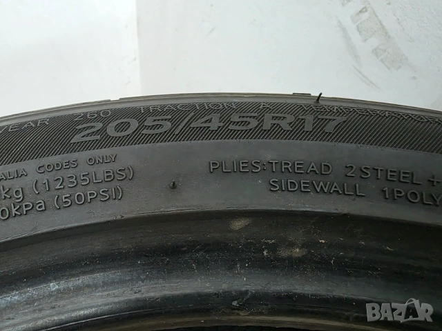 2бр летни гуми 205/45/17 HANKOOK L05861 , снимка 4 - Гуми и джанти - 54790774