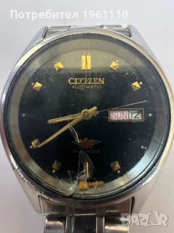 Мeханичен мъжки автоматичен часовник CITIZEN - Eagle 7 - 21 камъка  JAPAN., снимка 2 - Антикварни и старинни предмети - 55475879