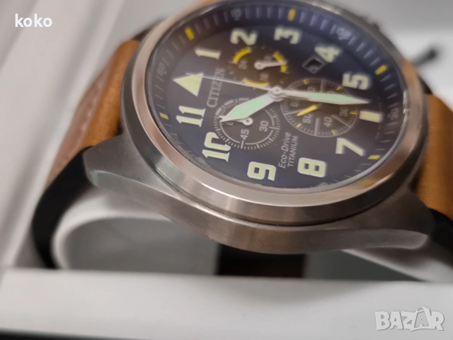 Часовник Citizen Ecodrive Titanium , снимка 4 - Мъжки - 55173928