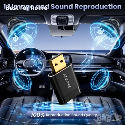 Мини безжичен CarPlay адаптер за iPhone, 2 в 1 CarPlay и Android Auto адаптер, кабелен към безжичен, снимка 5 - Аксесоари и консумативи - 55603459