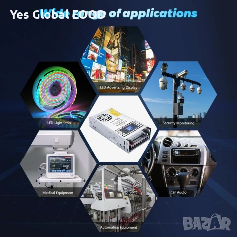 Регулируемо захранване 0-24V 25A 600W дисплей, снимка 7 - Друга електроника - 54134879