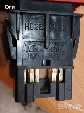 Бутон аварийни светлини за Хонда Джаз 01-07г. M19155 HZS S3N / M19620 HZS, снимка 3 - Части - 54427788