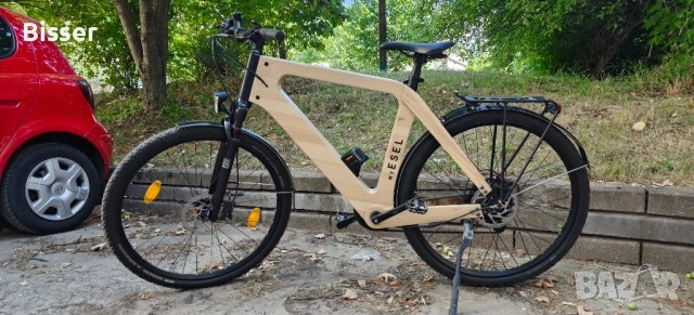 Велосипед Електрически My Esel E-Tour Plus Wood, снимка 2 - Велосипеди - 54483391