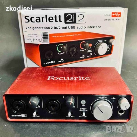 Звукова карта FOCUSRITE SCARLETT CE-JS 8