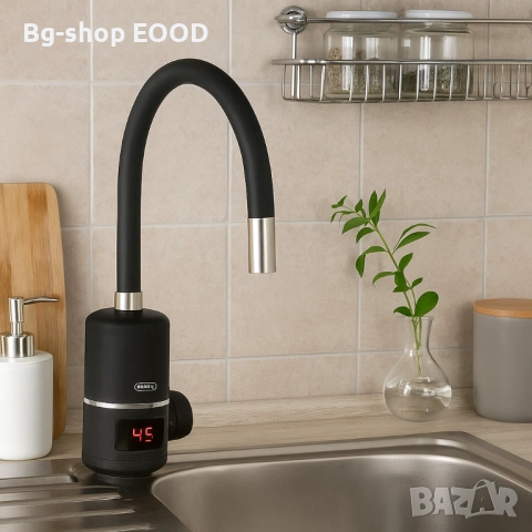 Нагревател за вода Rosberg, За плот или Стена, Гъвкав силиконов маркуч, Черен, снимка 5 - Бойлери - 54053361