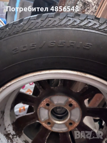 Оригинални Hyundai алуминиеви джанти 15” + гуми Goodyear 205/65 R15 – 200€, снимка 4 - Гуми и джанти - 54902845