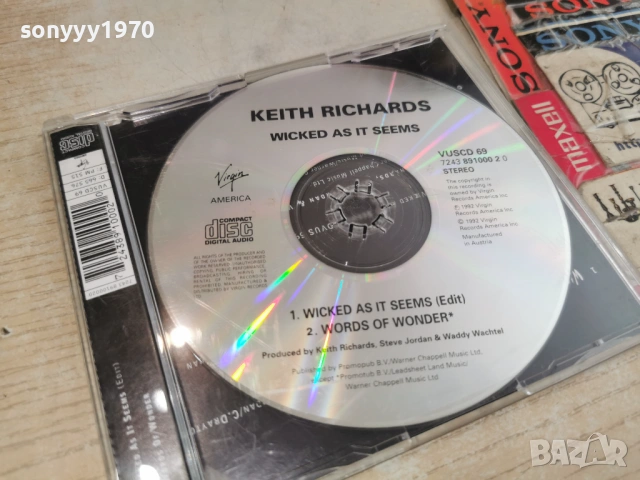 KEITH RICHARDS CD-ВНОС GERMANY 2805261738H2E6R, снимка 9 - CD дискове - 54702020