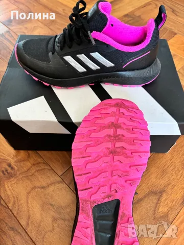 КАТО НОВИ Оригинални Adidas Дамски Маратонки RUNFALCON 2.0 TR W, снимка 3 - Маратонки - 55562466