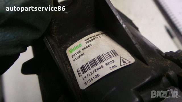 Предна лява халогенна/мъгла фара за Nissan Primera P12 (2004) 2615589905, снимка 2 - Части - 54356521
